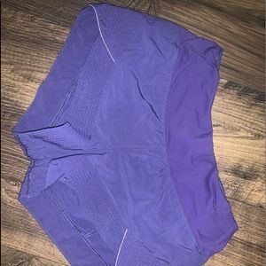 purple lulu lemon shorts SOLD